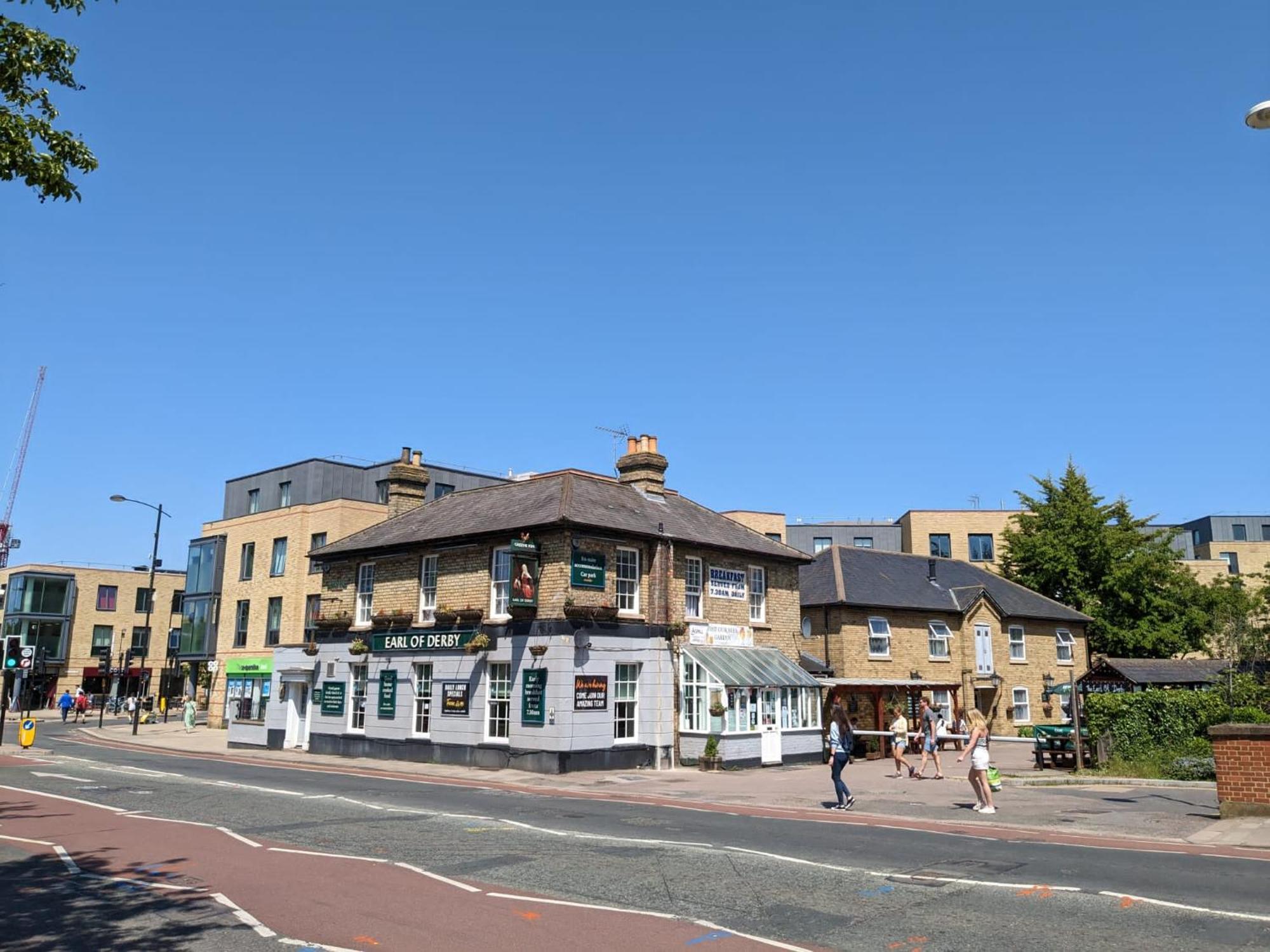 The Earl Of Derby Hotel เคมบริดจ์ ภายนอก รูปภาพ